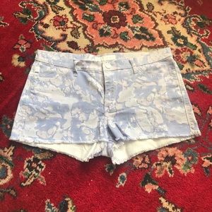 Rock & Republic acid tie dye jean shorts